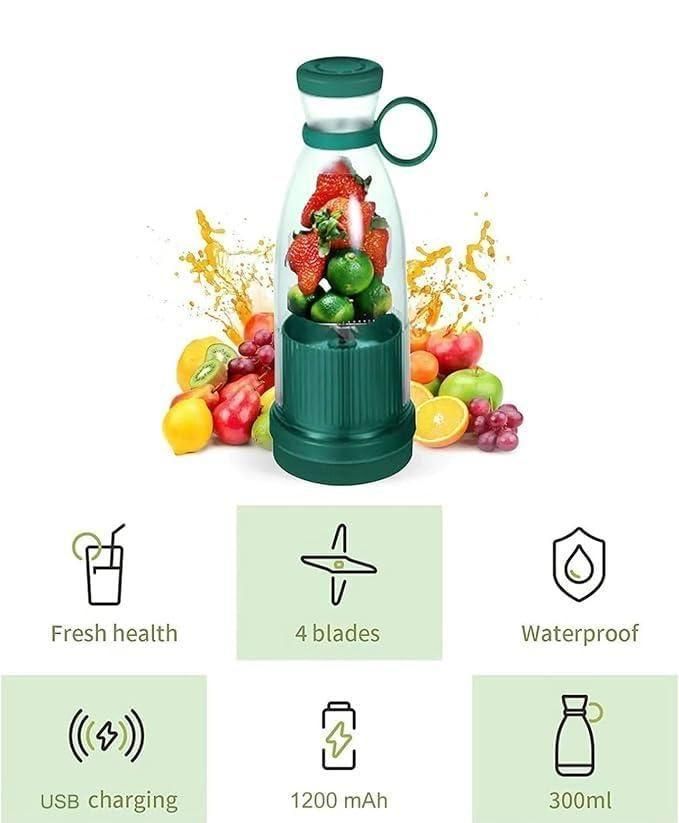 Portable Electric Juice Blender™ – Rechargeable & Easy to Use